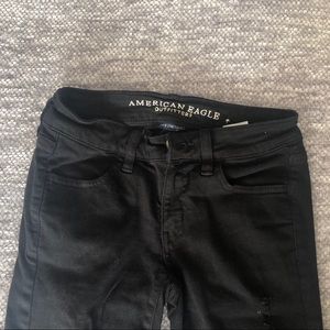 Black Ripped AE Jeans 00